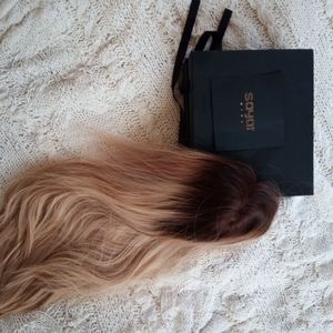 100% human hair Jewish kosher silk top wig long blonde rooted Sayar Wigs